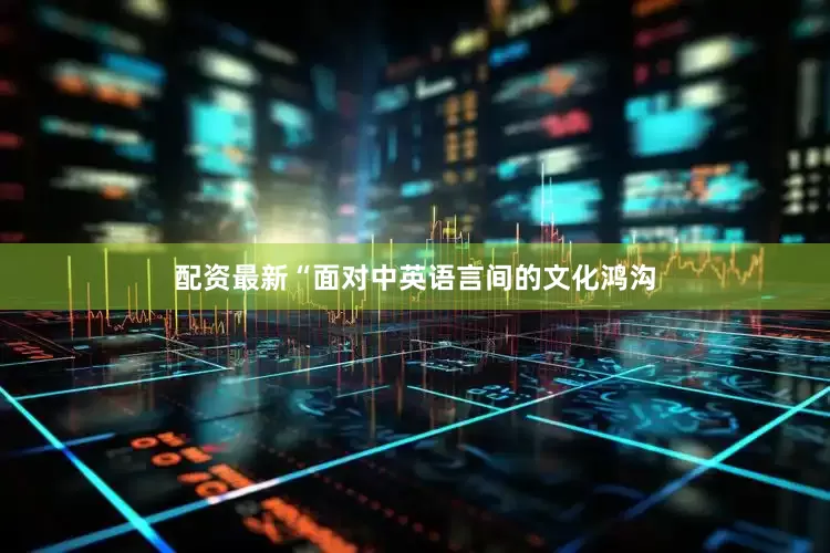 配资最新“面对中英语言间的文化鸿沟