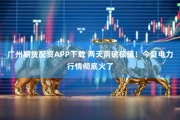 广州期货配资APP下载 两天两破极值！今夏电力行情彻底火了