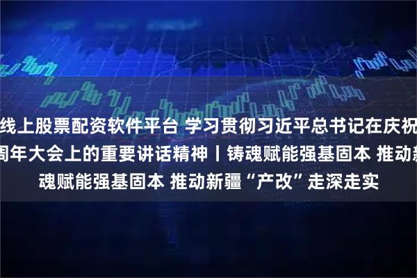 线上股票配资软件平台 学习贯彻习近平总书记在庆祝中国共产党成立105周年大会上的重要讲话精神丨铸魂赋能强基固本 推动新疆“产改”走深走实